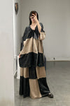 Mutedance 24 Spring/Summer Spliced Skirt MD-MD24SS92-PIN Colorblock PM126